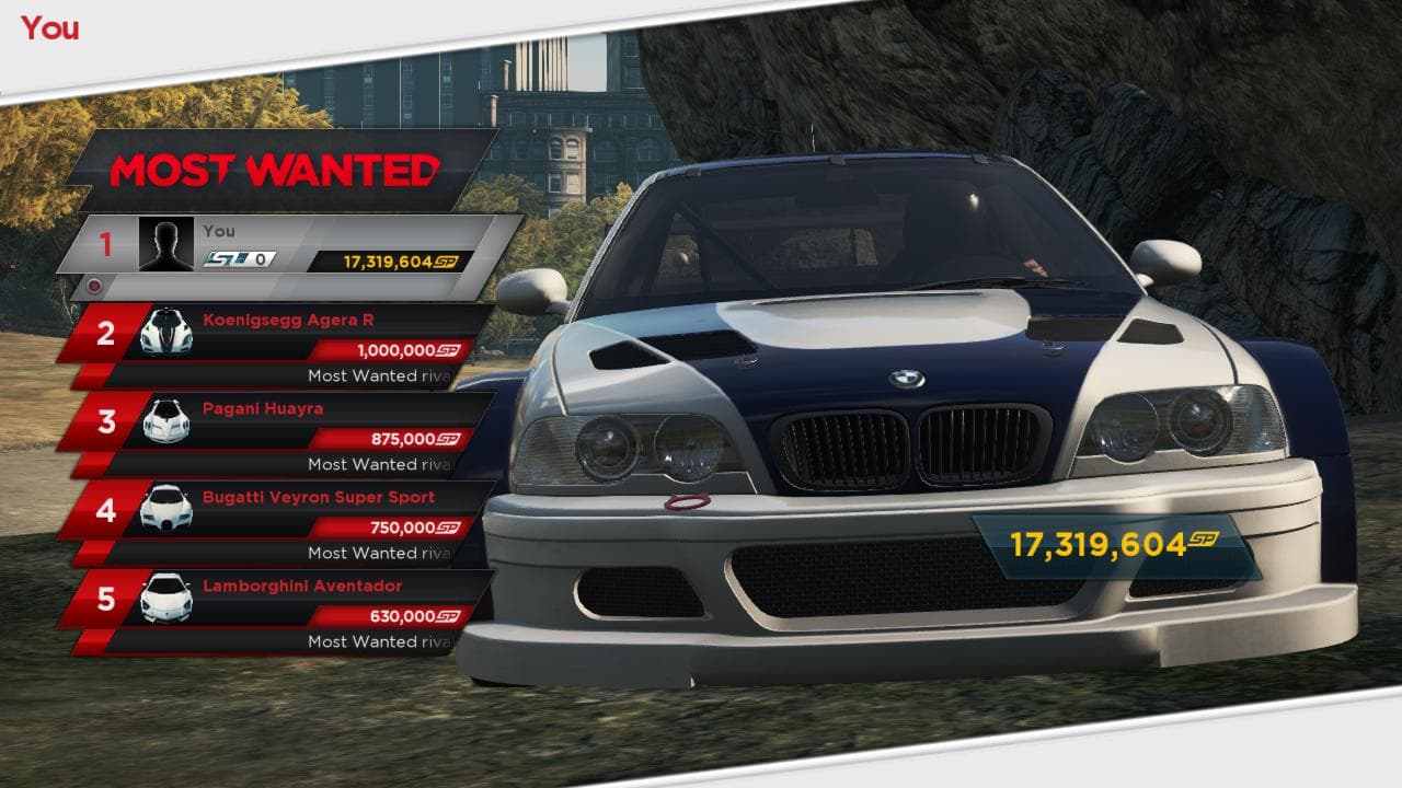 Сохранение 100% "PRO-Modded" для NFS Most Wanted 2012 (со всеми DLC) — изображение 1